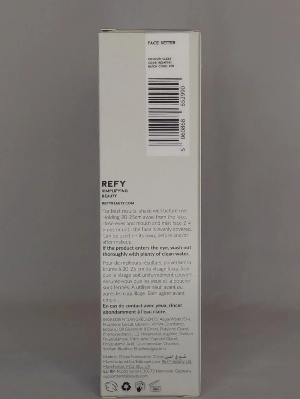 Refy Face - Setter Setting Spray